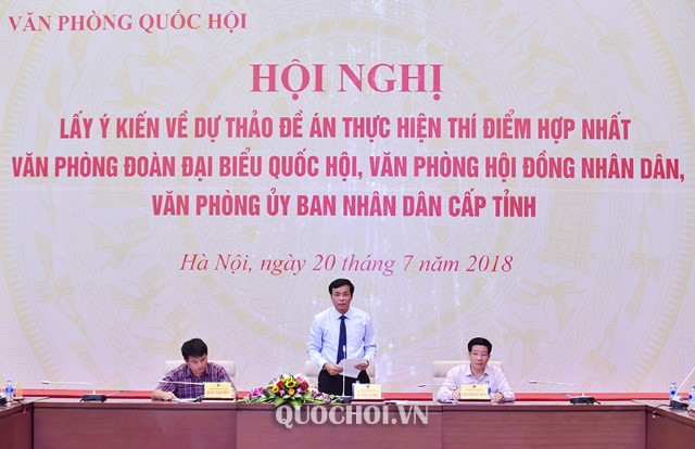 MỘT SỐ HÌNH ẢNH HỘI NGHỊ LẤY Ý KIẾN VỀ DỰ THẢO ĐỀ ÁN THỰC HIỆN THÍ ĐIỂM HỢP NHẤT VĂN PHÒNG ĐOÀN ĐBQH, VĂN PHÒNG HĐND, VĂN PHÒNG UBND CẤP TỈNH